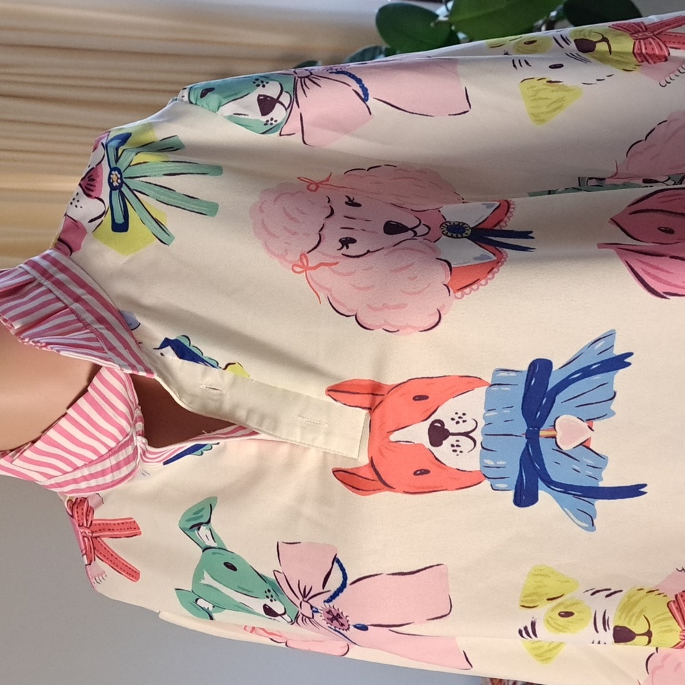 FLASH SALE Dog Blouse XL Ptp 22" - Picture 2 of 7